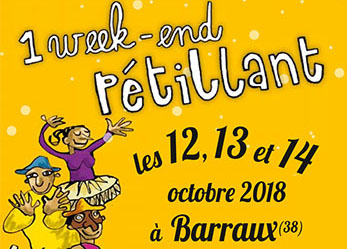 Week-end pétillant, octobre 2018