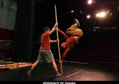 spectacle petits présents pour grand futur, travail en résidence