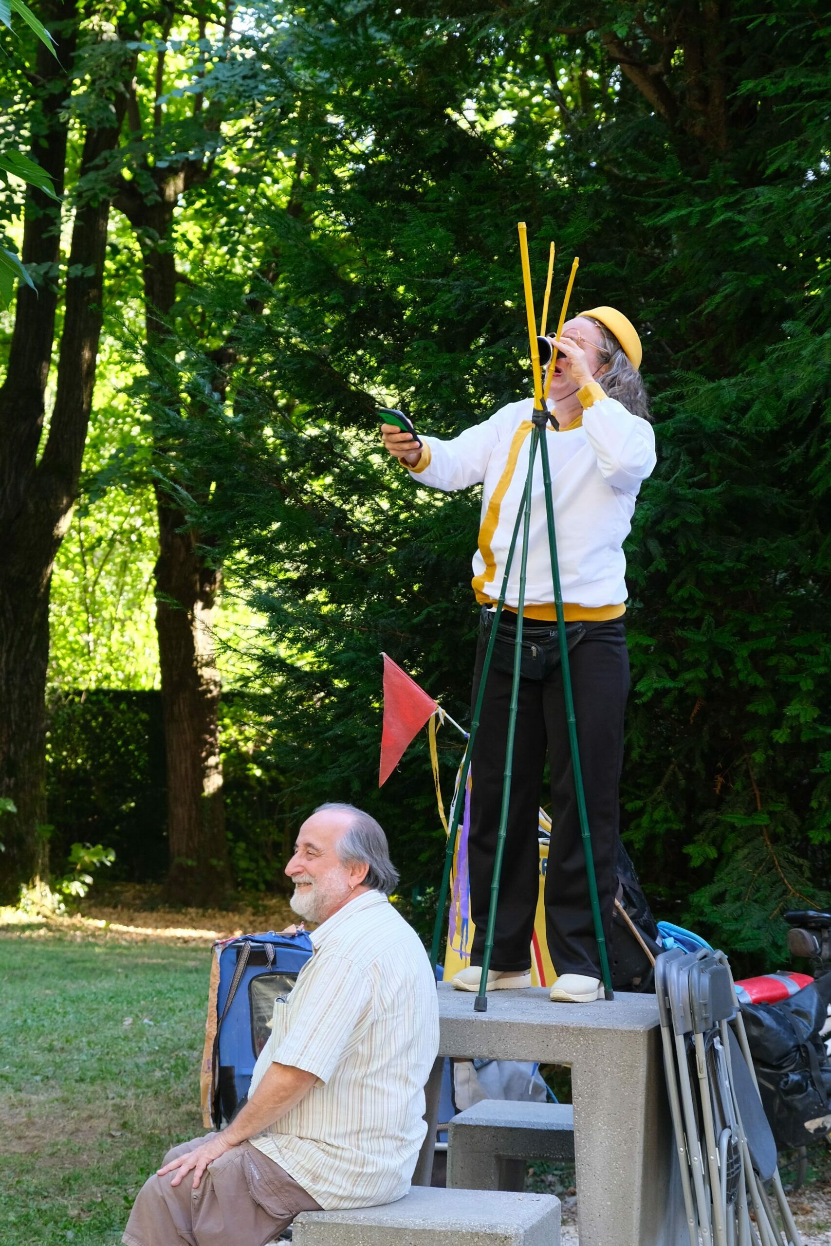 tournées spectacles artiflette l'artishow à vélo
