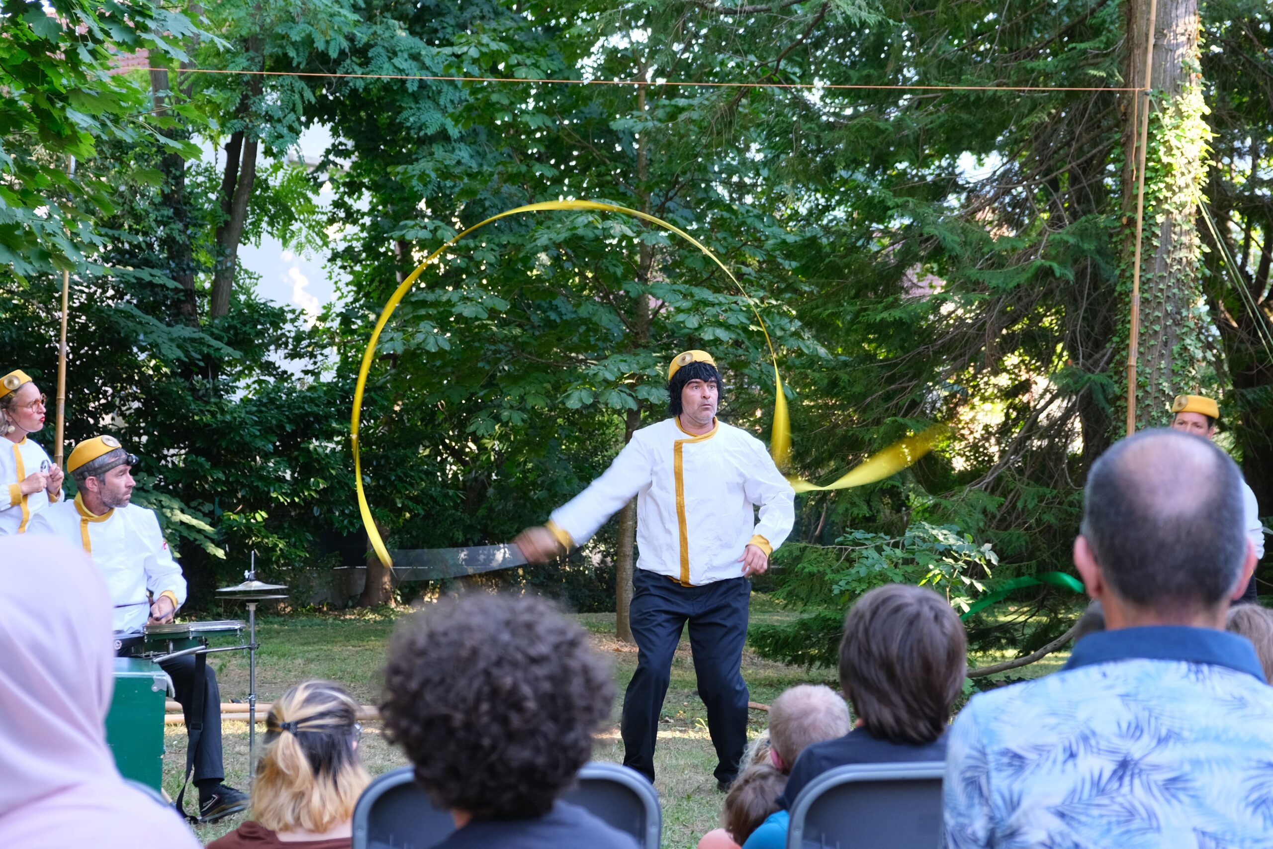 tournées spectacles artiflette l'artishow à vélo