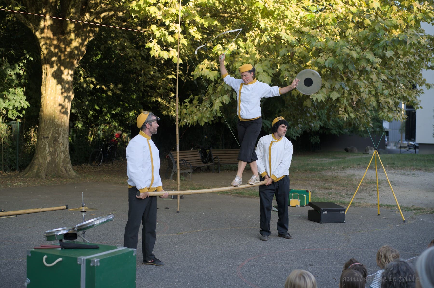 tournées spectacles artiflette l'artishow à vélo