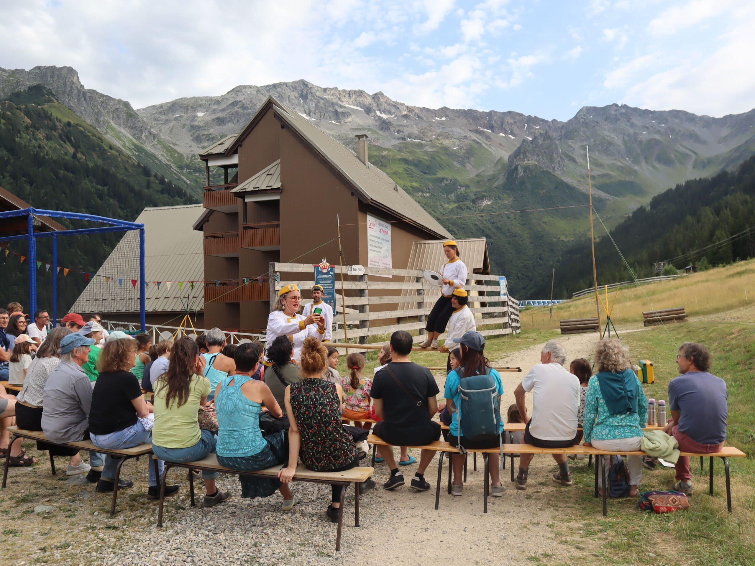 tournées spectacles artiflette l'artishow à vélo
