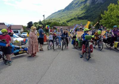 Tournée l'Artishow à vélo, Cie Artiflette