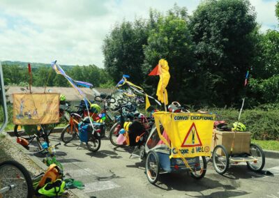Tournée l'Artishow à vélo, Cie Artiflette