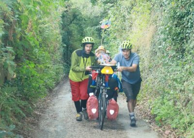 Tournée l'Artishow à vélo, Cie Artiflette