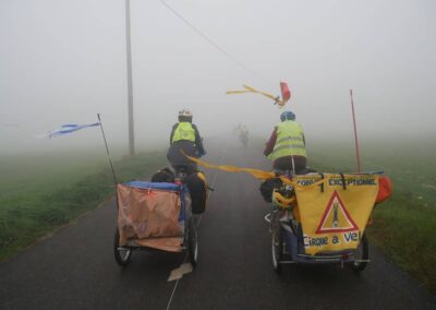 Tournée l'Artishow à vélo, Cie Artiflette