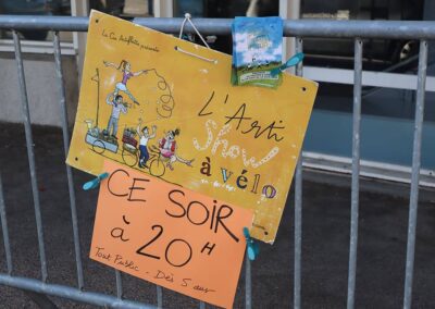 Tournée l'Artishow à vélo, Cie Artiflette