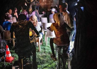 Spectacle Chez Guy et Freddy Cie Artiflette, Théâtre Forain Électrique et Interactif