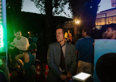 Spectacle Chez Guy et Freddy Cie Artiflette, Théâtre Forain Électrique et Interactif