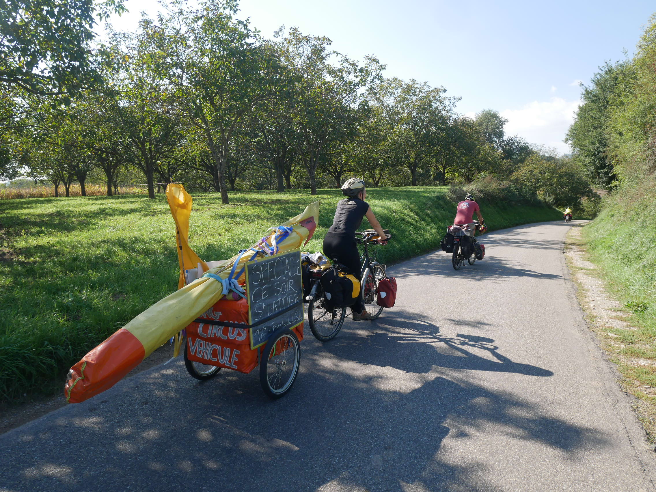 tournées spectacles Artiflette l'Artishow à vélo