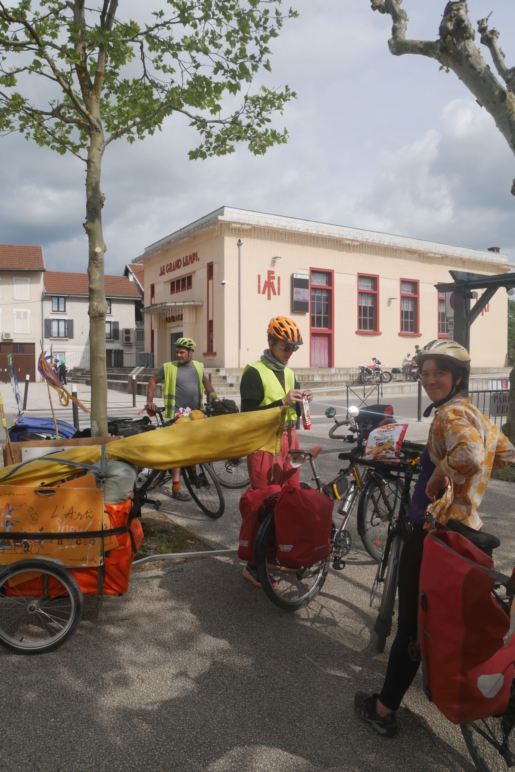 tournées spectacles Artiflette l'Artishow à vélo