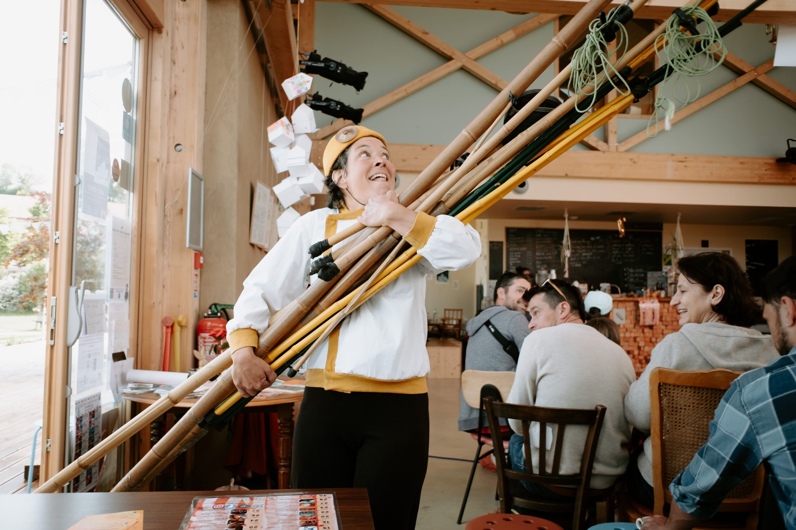 tournées spectacles Artiflette l'Artishow à vélo